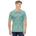 Plain Seafoam Fishing Shirt (Short Sleeve) — Water Only - front view - real Printful mockup - Freedom Advocates Florida Official, LLC
