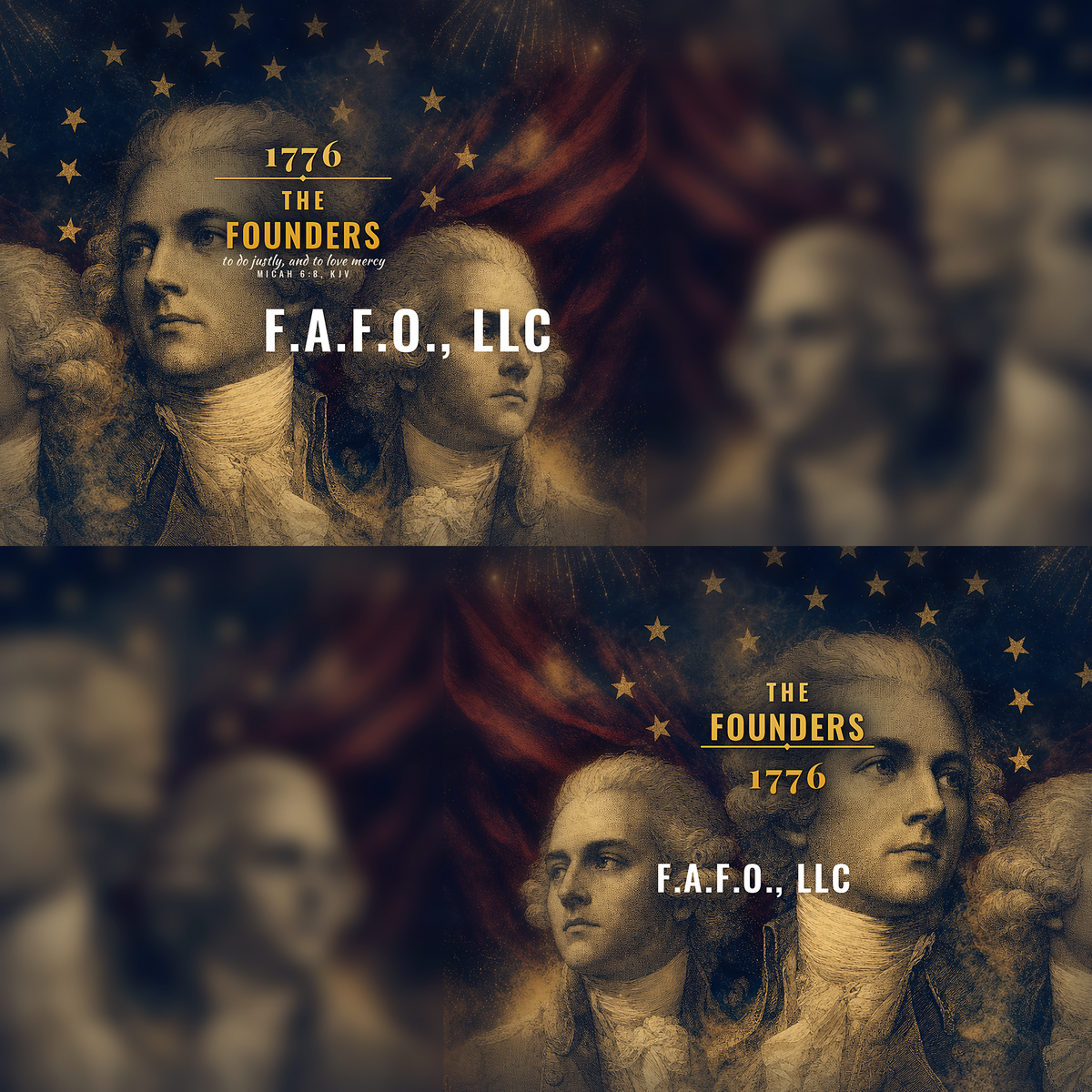 F.A.F.O., LLC full-wrap shoe right quarters print panel (2250x2250, 150 dpi)