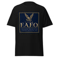 F.A.F.O. Crest printed on a Black unisex classic tee - Freedom Advocates Florida Official, LLC