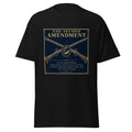 The Second Amendment 1791 printed on a Black unisex classic tee - Freedom Advocates Florida Official, LLC