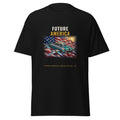 Future America printed on a Black tee - Freedom Advocates Florida Official, LLC