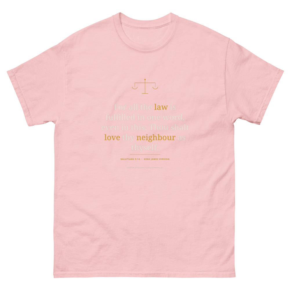 Tee in Light Pink flat