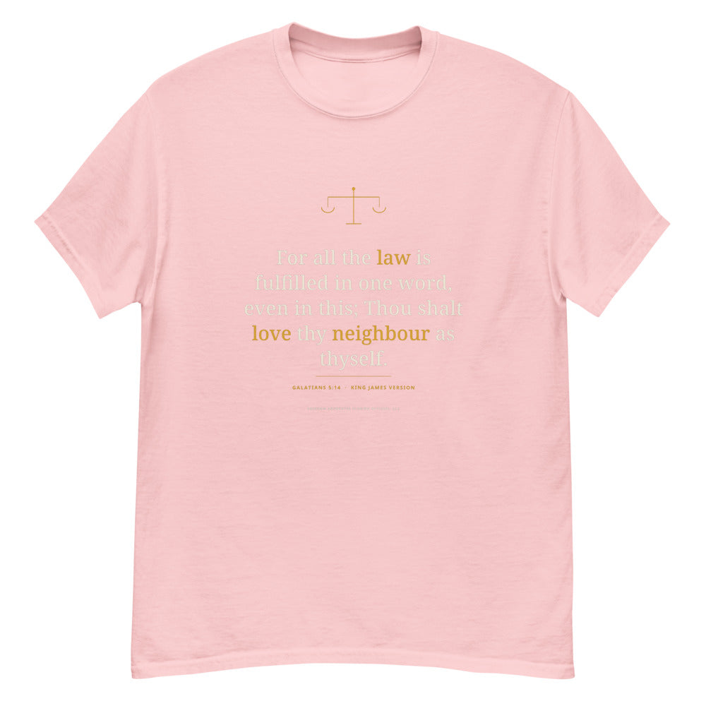 Tee in Light Pink flat