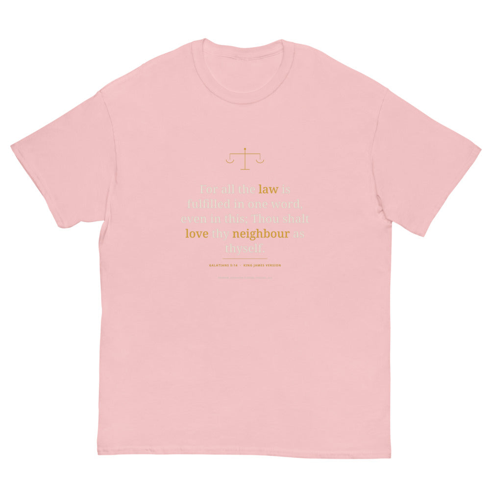 Tee in Light Pink flat