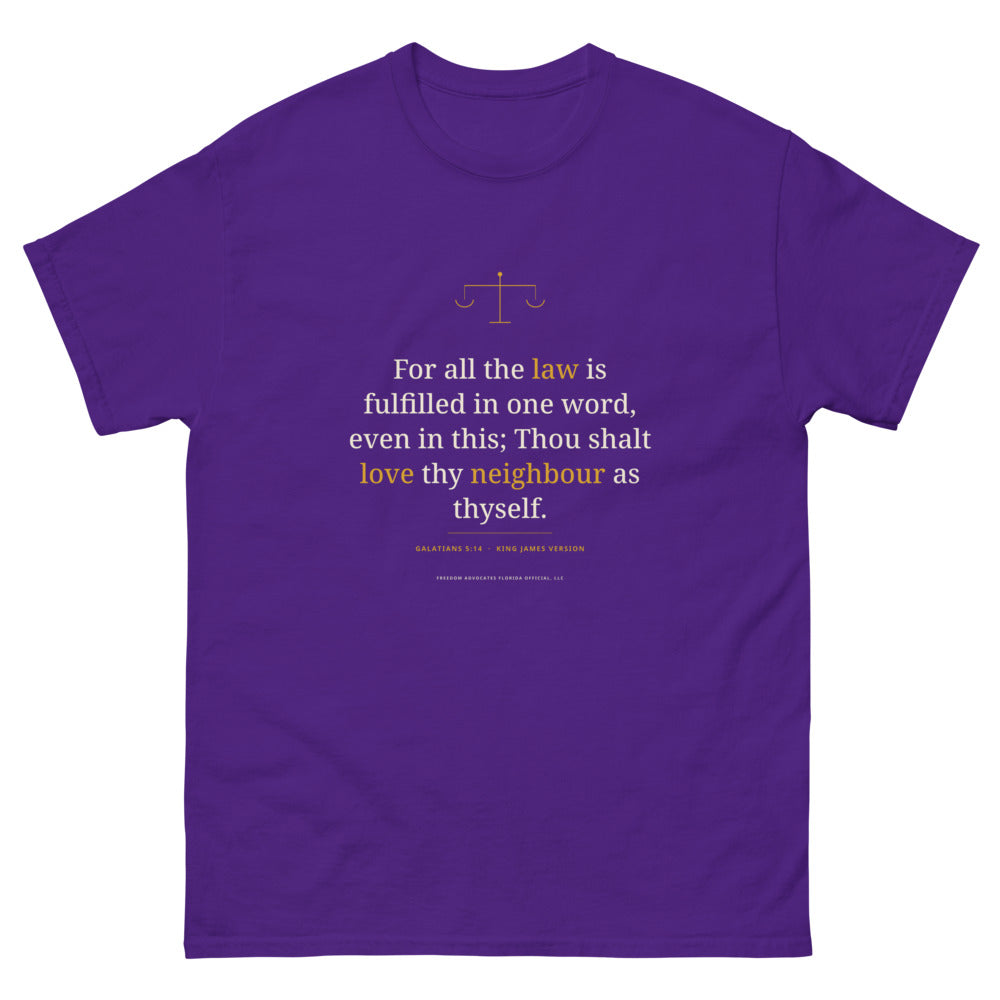 Tee in Purple flat