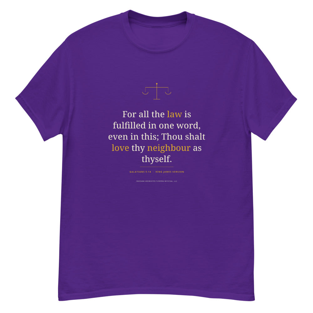 Tee in Purple flat