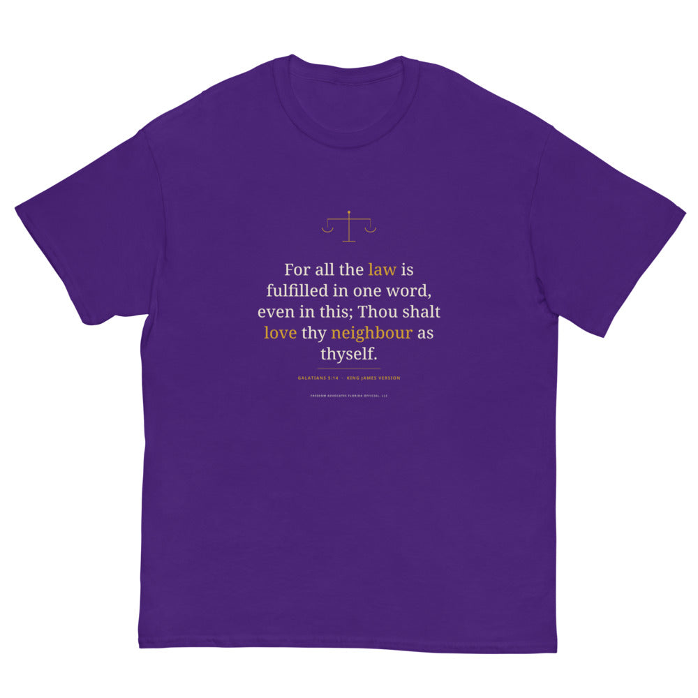 Tee in Purple flat