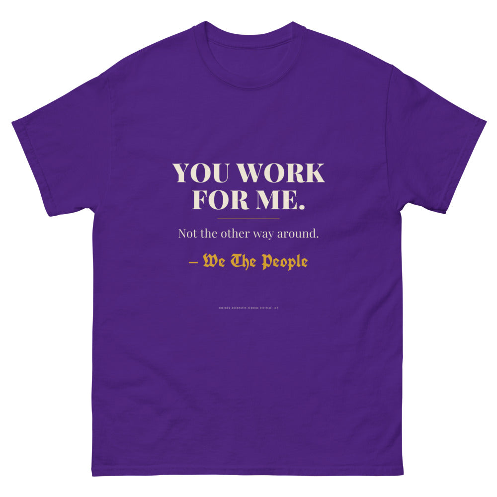 Tee in Purple flat