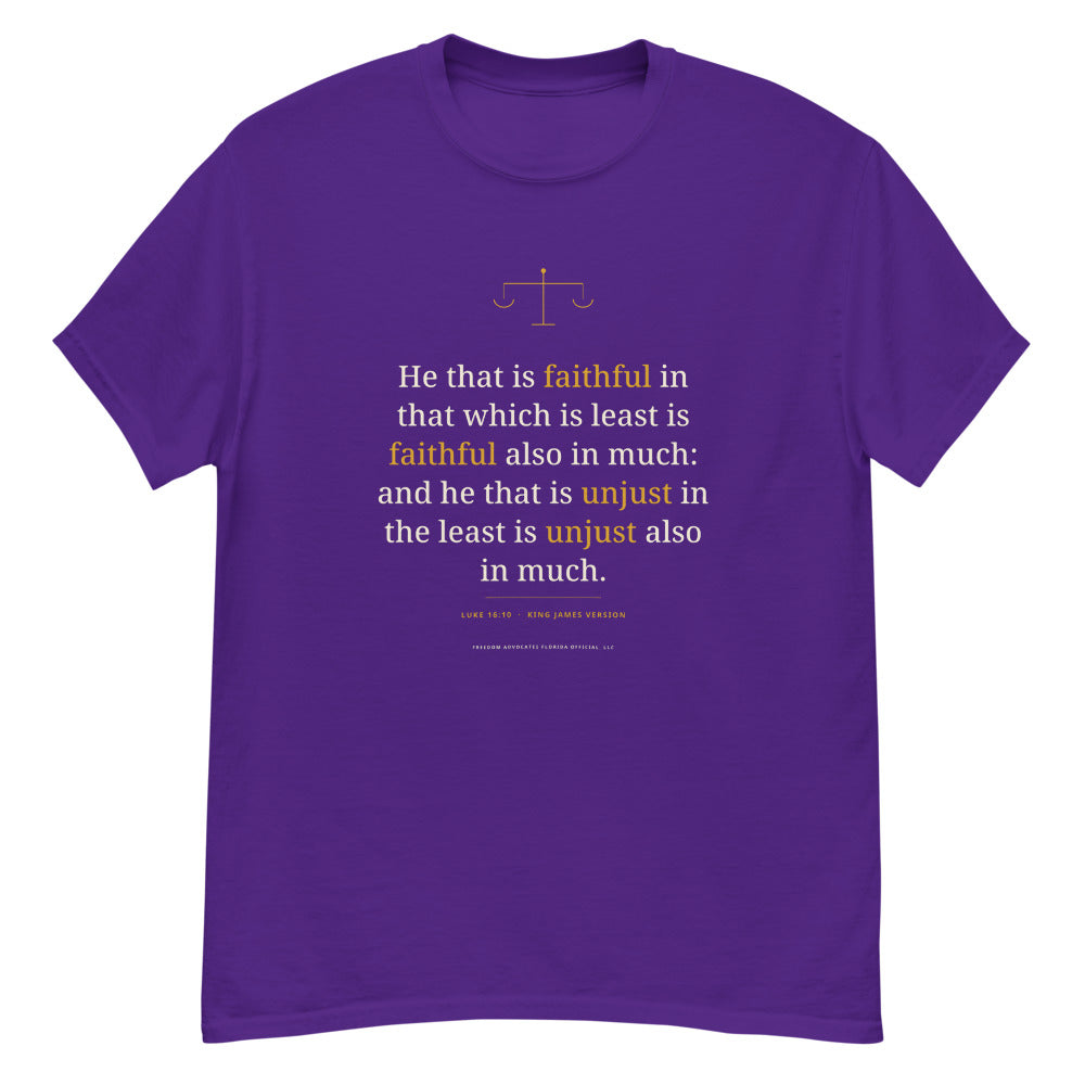 Tee in Purple flat