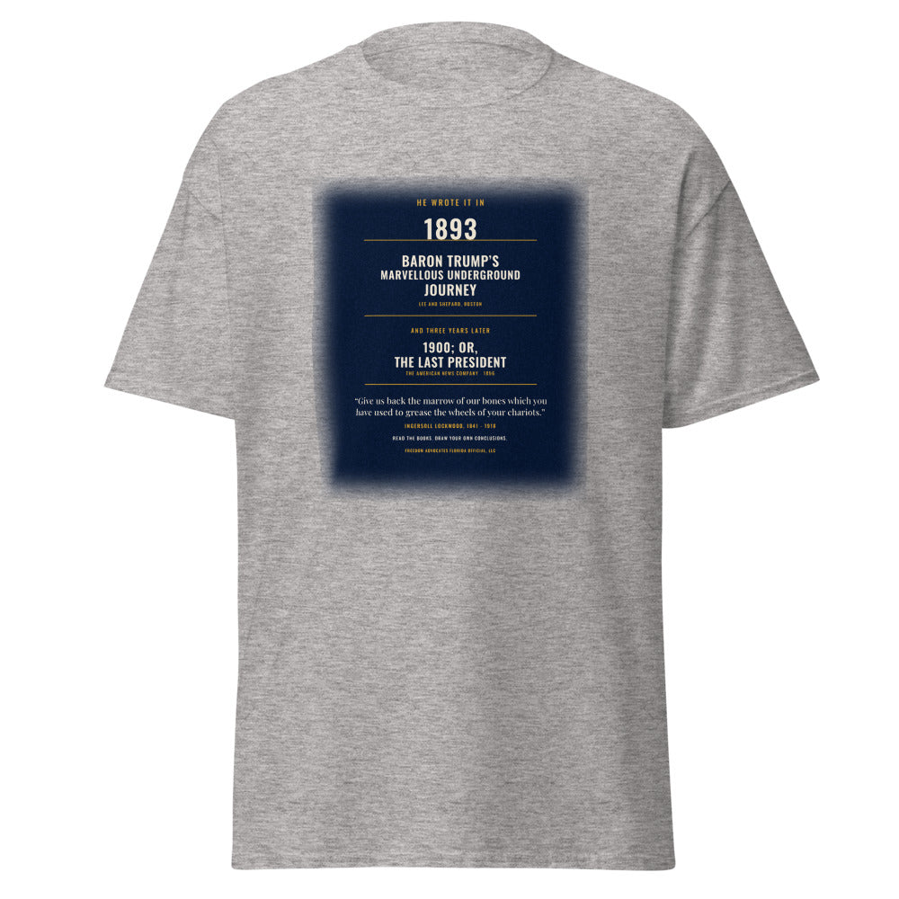 Ingersoll Lockwood, The 1893 and 1896 Books printed on a Sport Grey tee - Freedom Advocates Florida Official, LLC