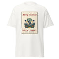 Merry Christmas, Justice Direct printed on a White unisex classic tee - Freedom Advocates Florida Official, LLC