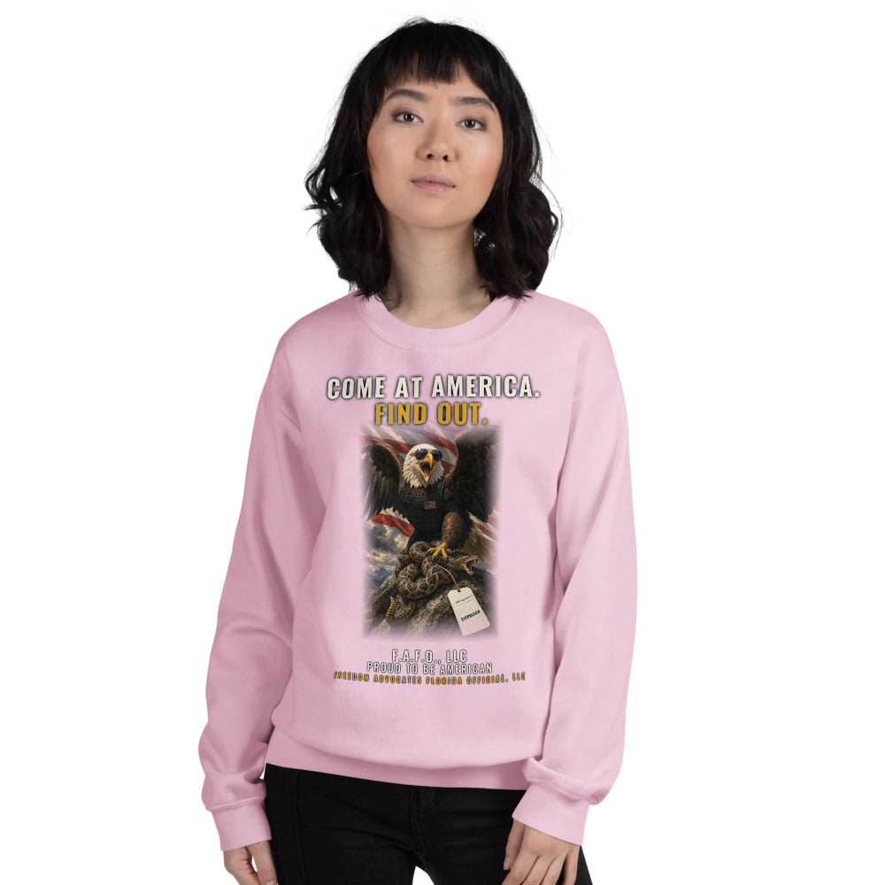 Sweatshirt in Light Pink