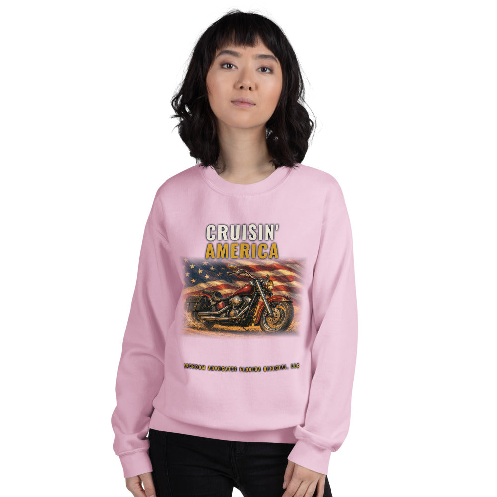 Sweatshirt in Light Pink