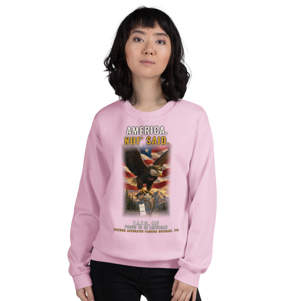 Sweatshirt in Light Pink