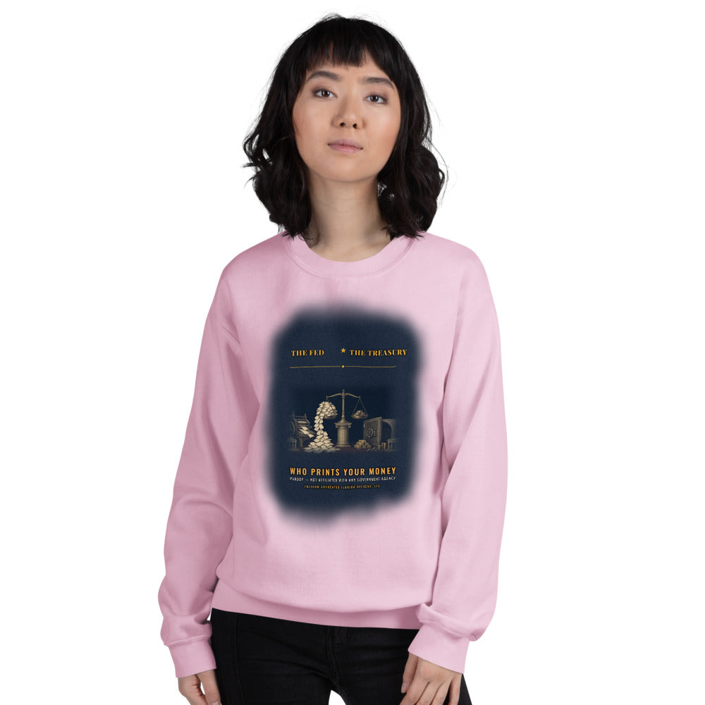 Sweatshirt in Light Pink