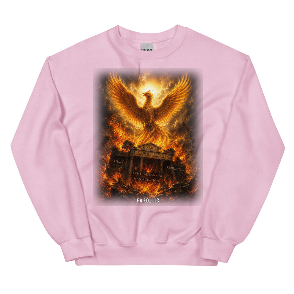 Sweatshirt in Light Pink flat