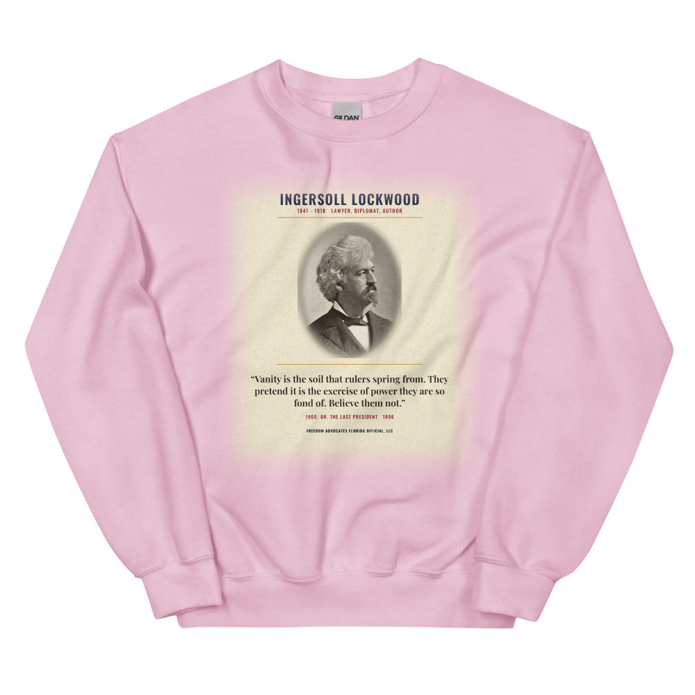 Sweatshirt in Light Pink flat