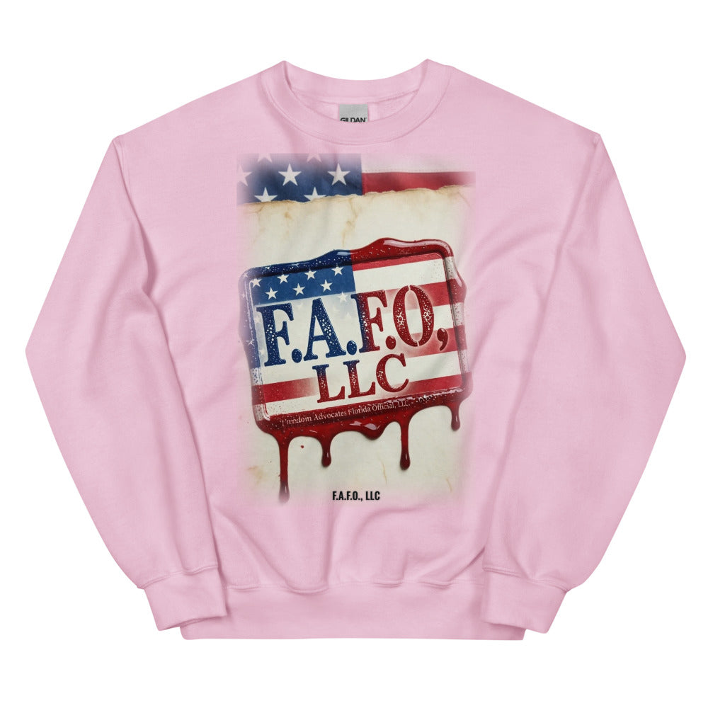 Sweatshirt in Light Pink flat