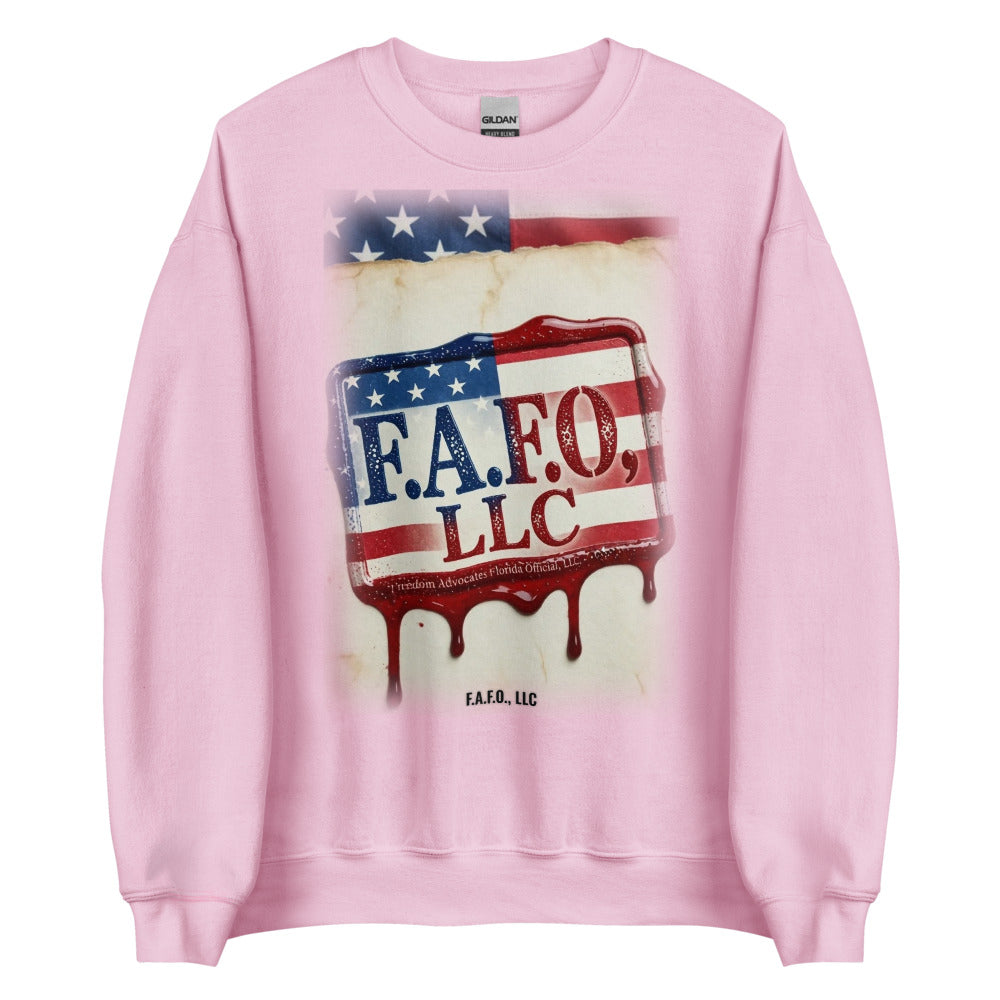 Sweatshirt in Light Pink flat