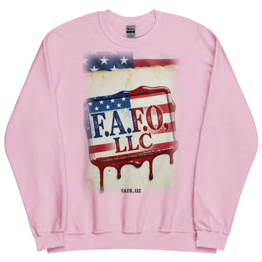 Sweatshirt in Light Pink flat