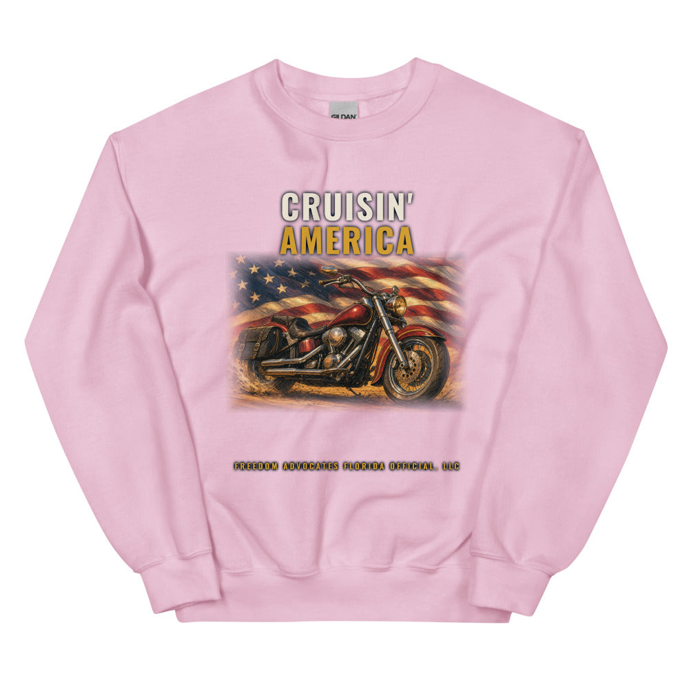 Sweatshirt in Light Pink flat