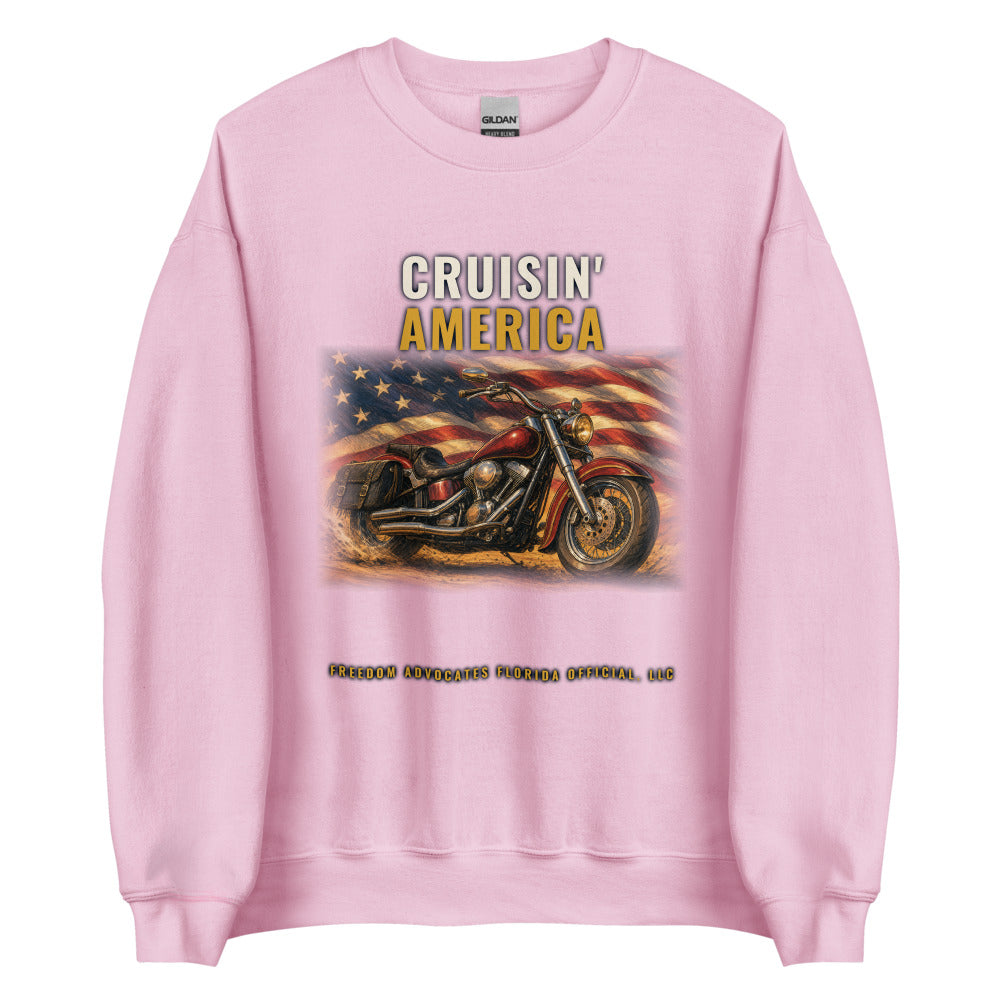 Sweatshirt in Light Pink flat
