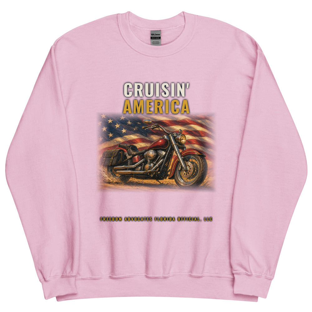 Sweatshirt in Light Pink flat