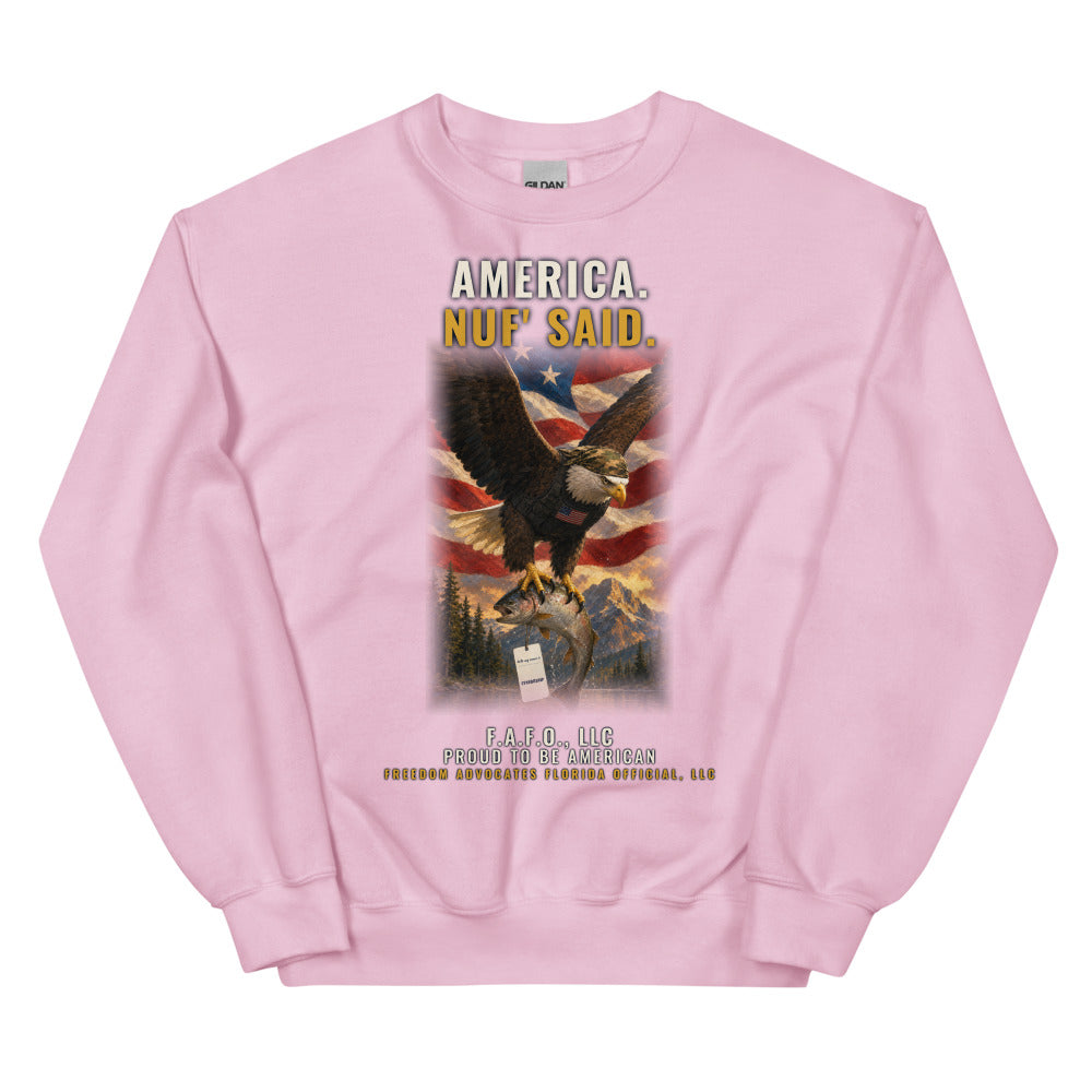 Sweatshirt in Light Pink flat