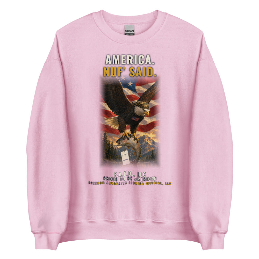 Sweatshirt in Light Pink flat
