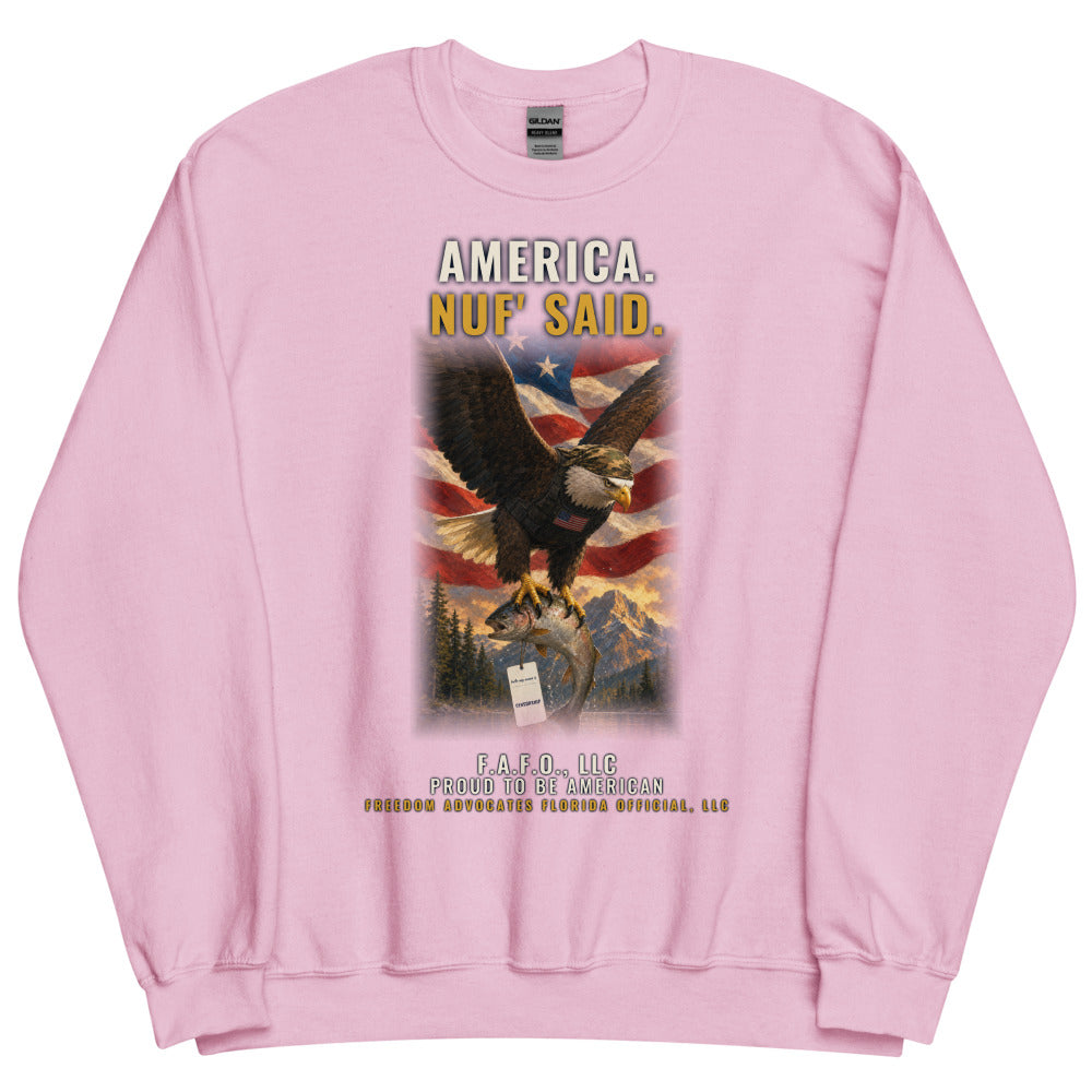 Sweatshirt in Light Pink flat