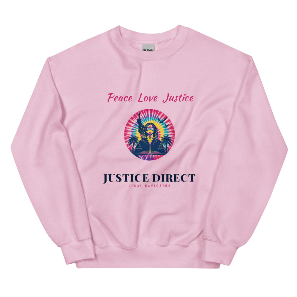 Sweatshirt in Light Pink flat