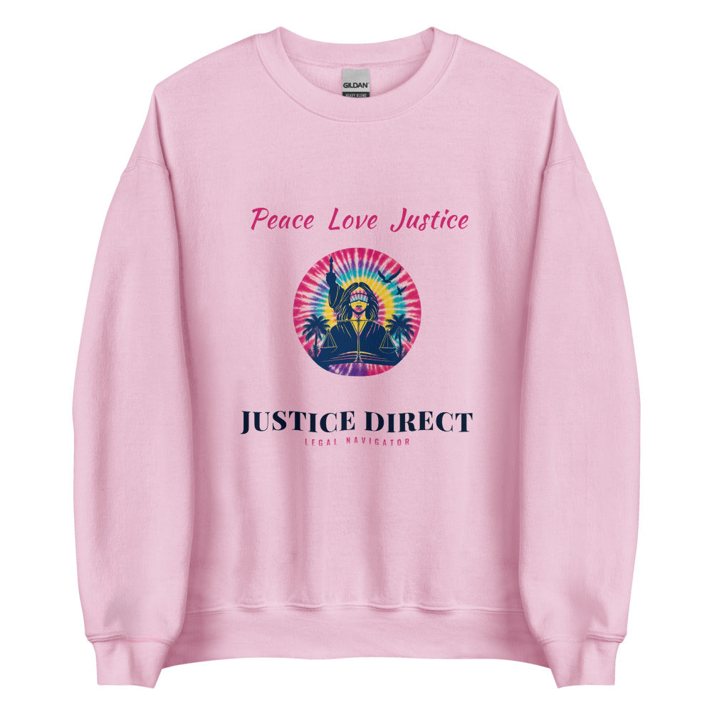 Sweatshirt in Light Pink flat