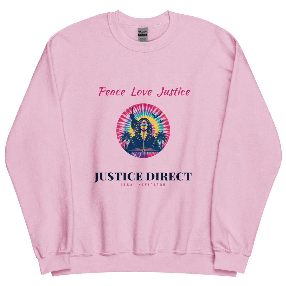 Sweatshirt in Light Pink flat