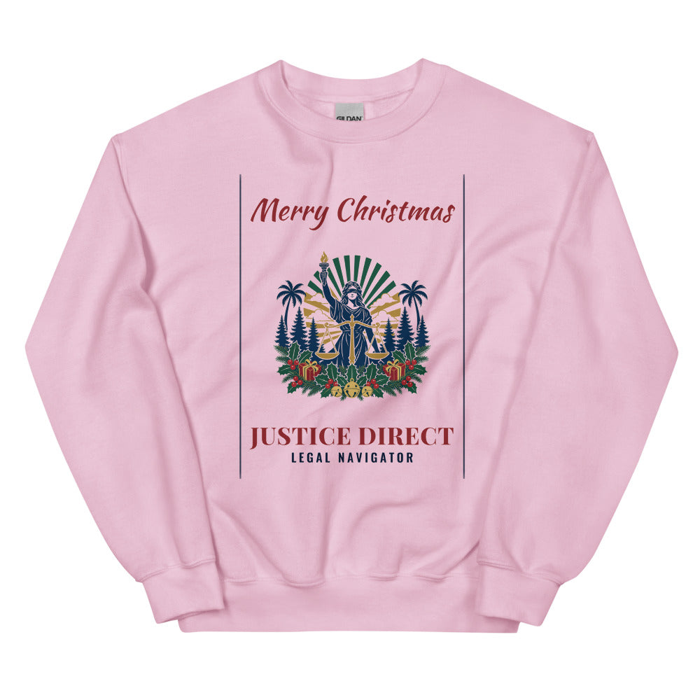 Sweatshirt in Light Pink flat