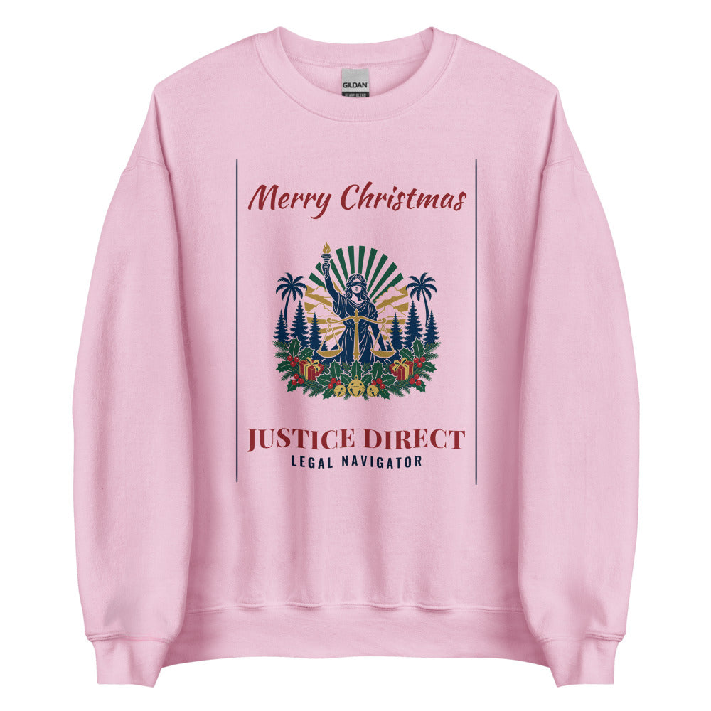 Sweatshirt in Light Pink flat