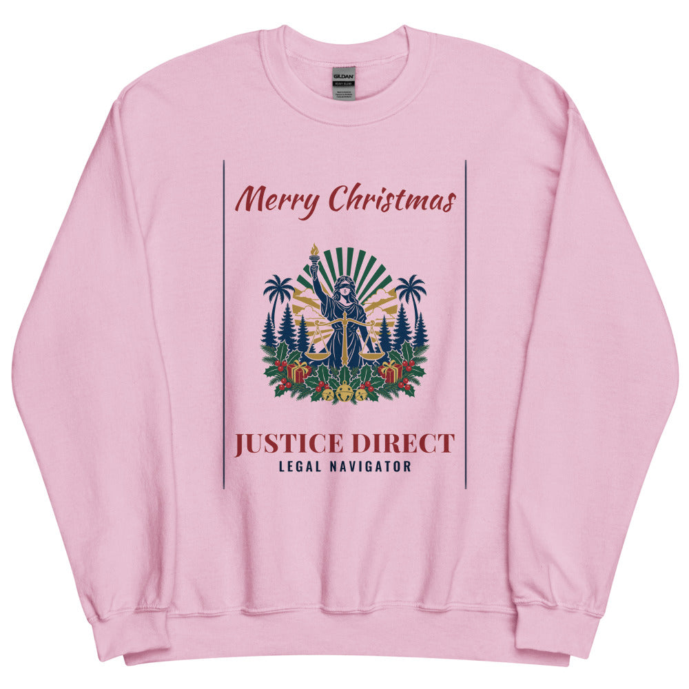 Sweatshirt in Light Pink flat