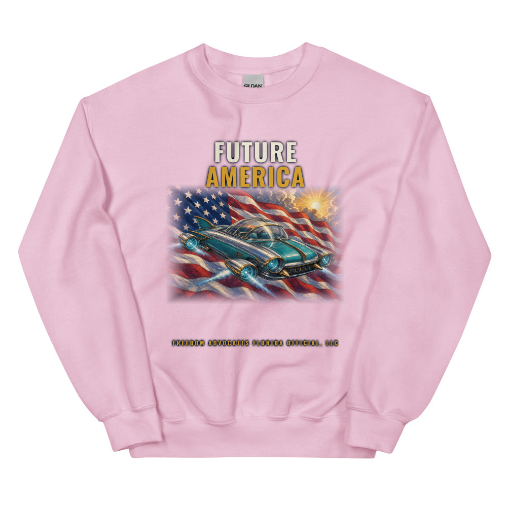 Sweatshirt in Light Pink flat