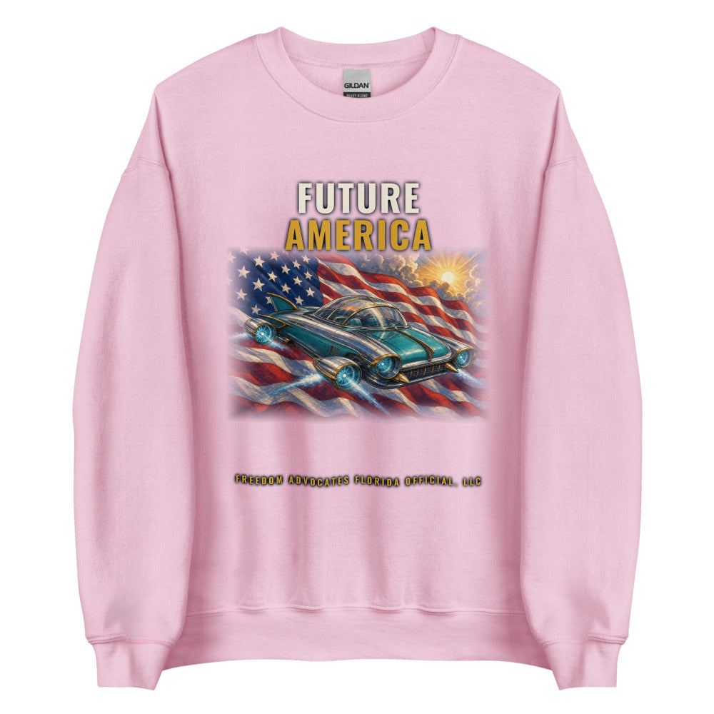 Sweatshirt in Light Pink flat