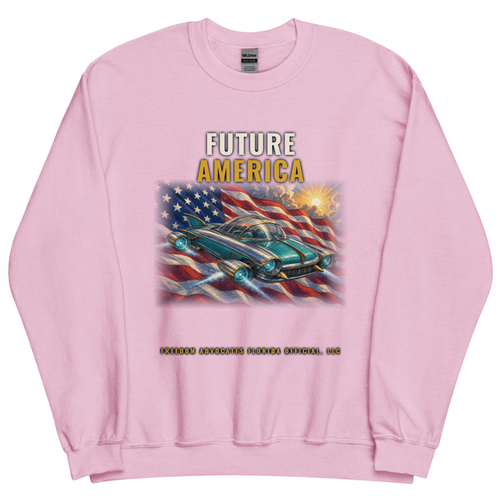 Sweatshirt in Light Pink flat