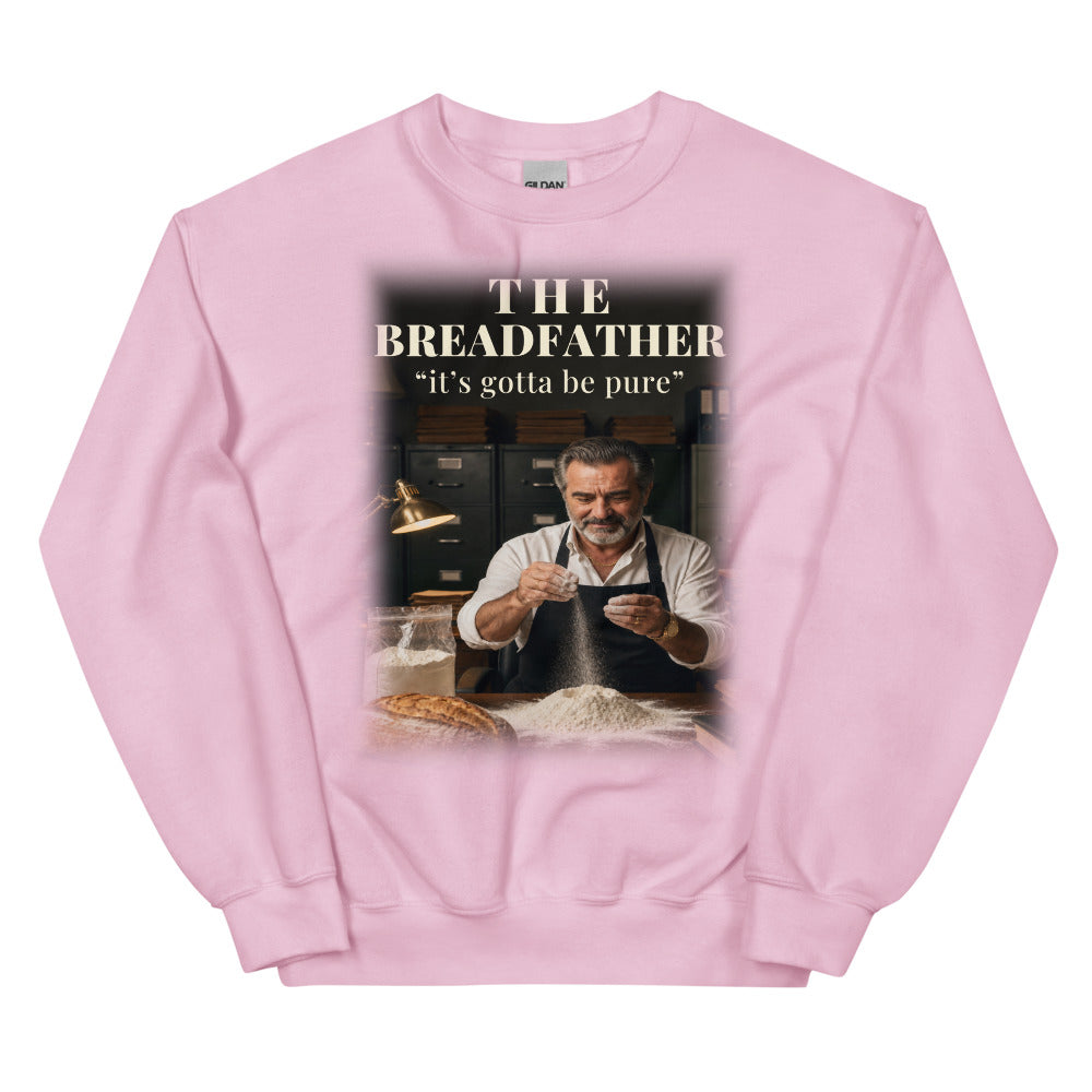 Sweatshirt in Light Pink flat