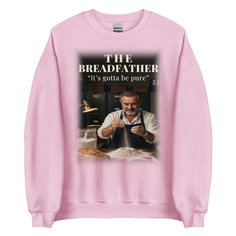 Sweatshirt in Light Pink flat