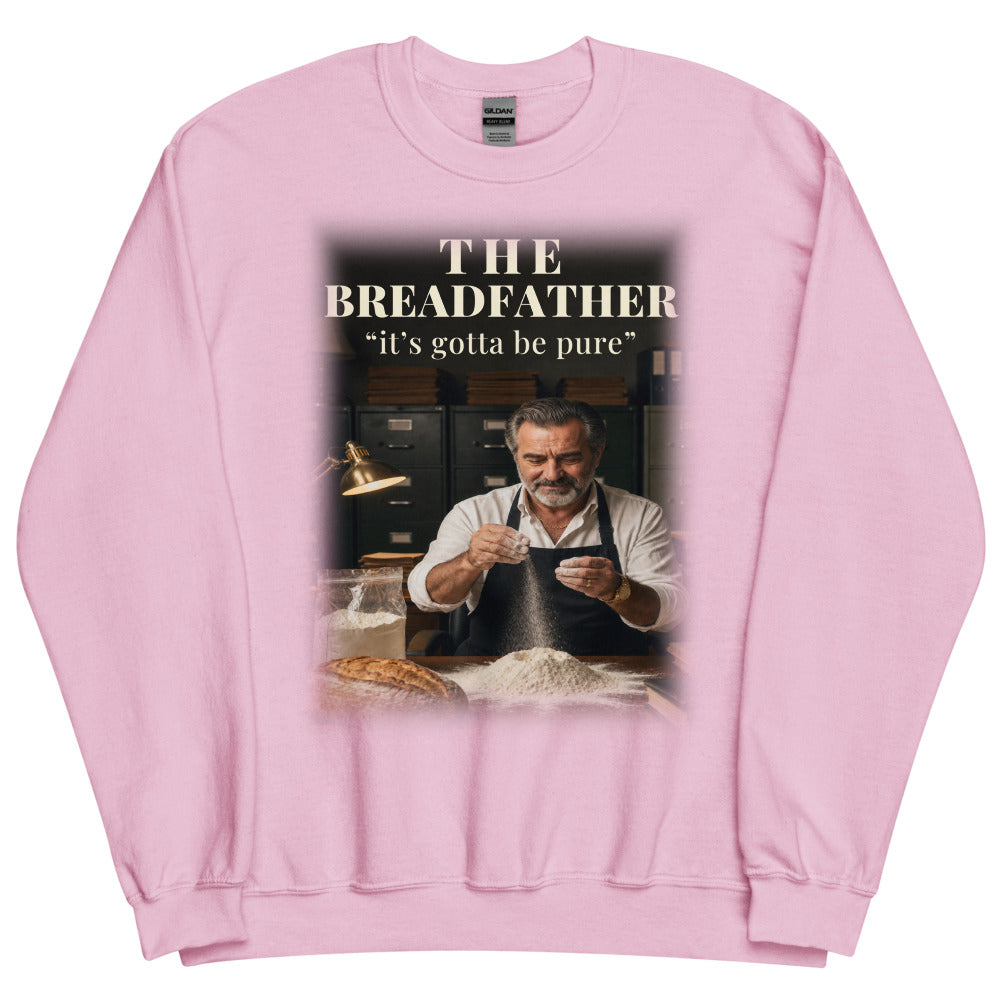 Sweatshirt in Light Pink flat