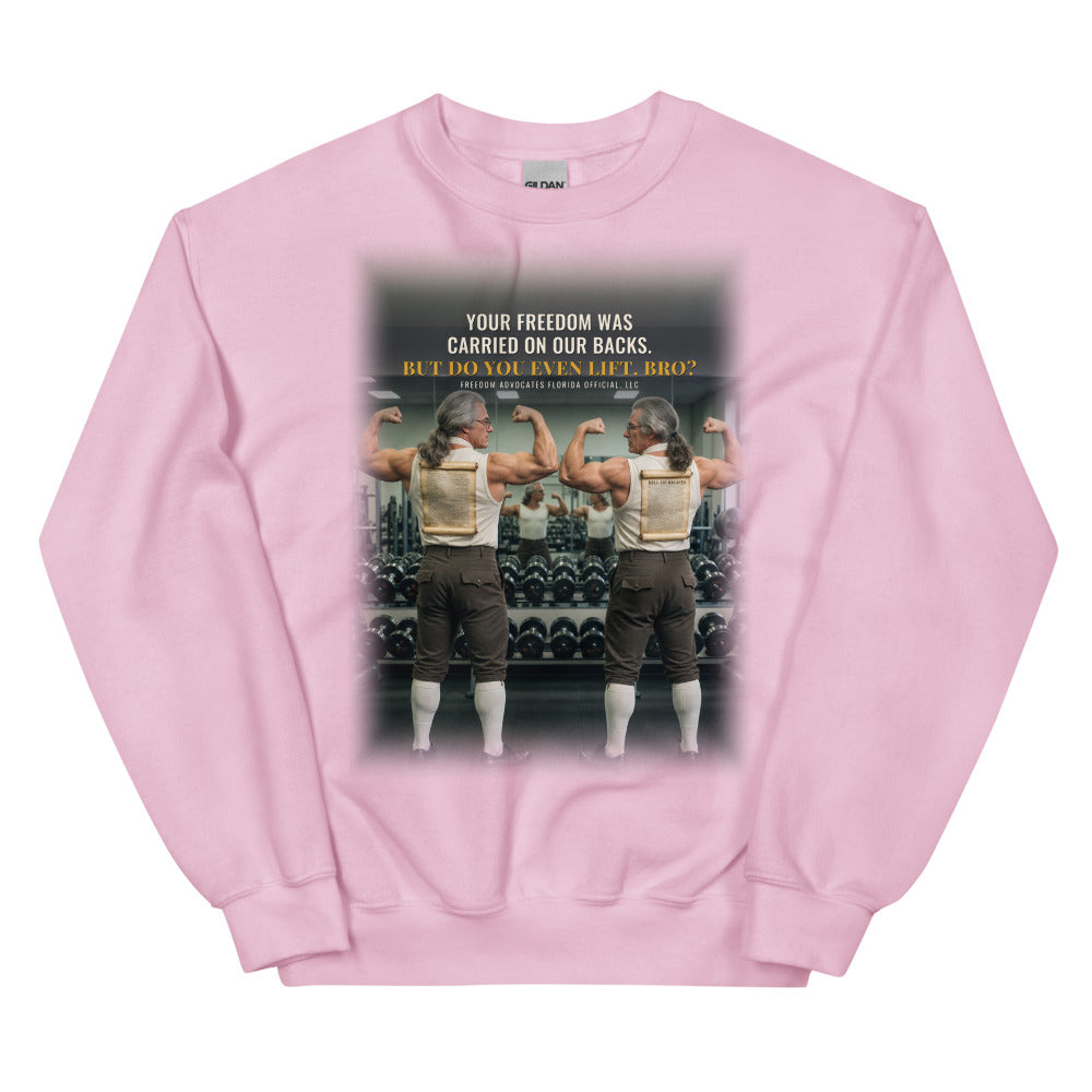 Sweatshirt in Light Pink flat