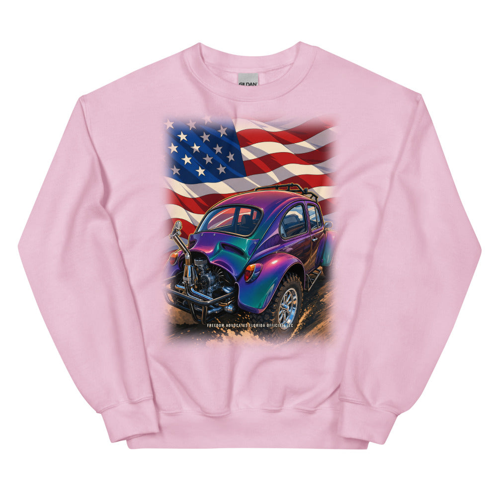 Sweatshirt in Light Pink flat