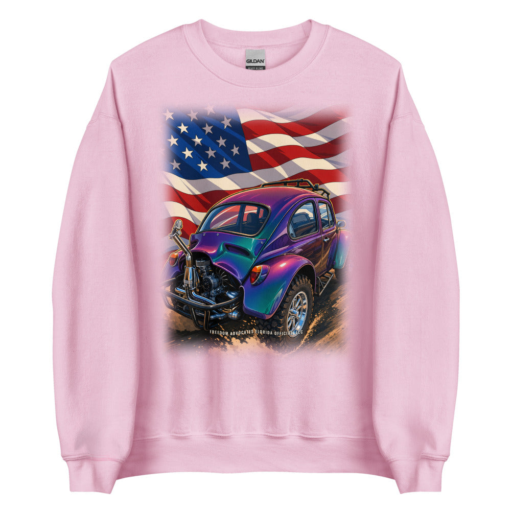 Sweatshirt in Light Pink flat