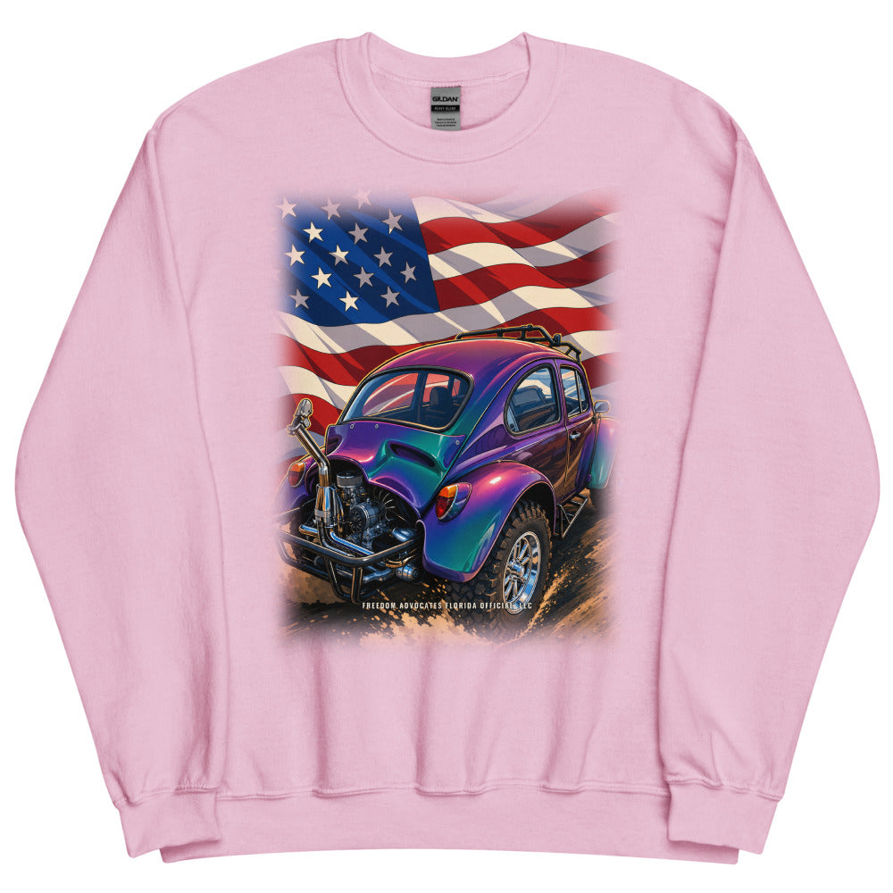 Sweatshirt in Light Pink flat
