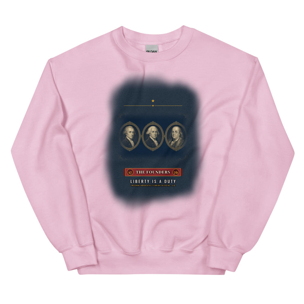 Sweatshirt in Light Pink flat