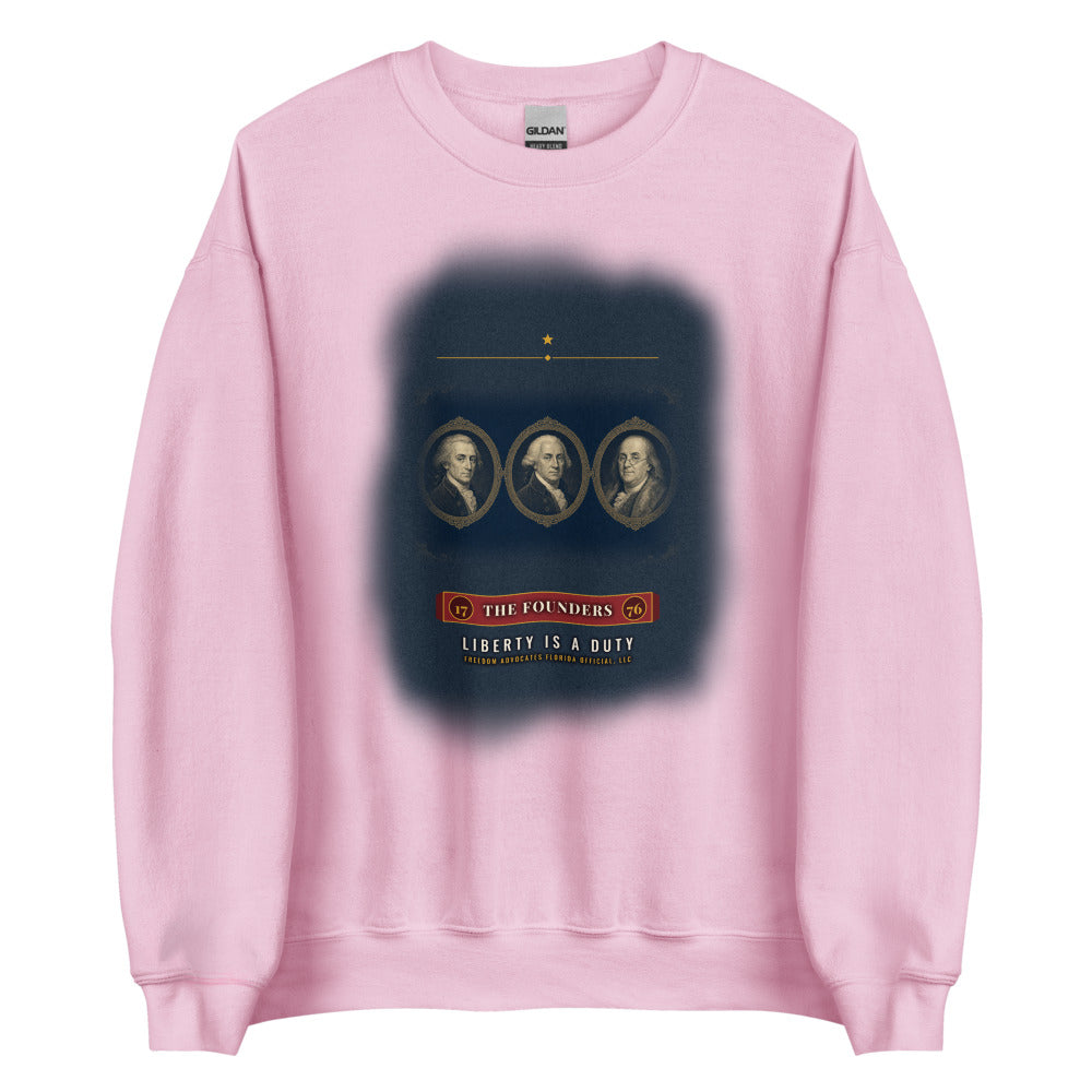 Sweatshirt in Light Pink flat