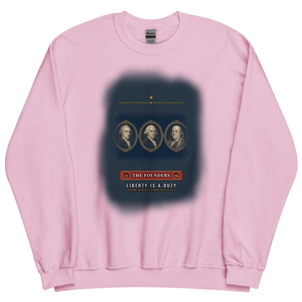 Sweatshirt in Light Pink flat