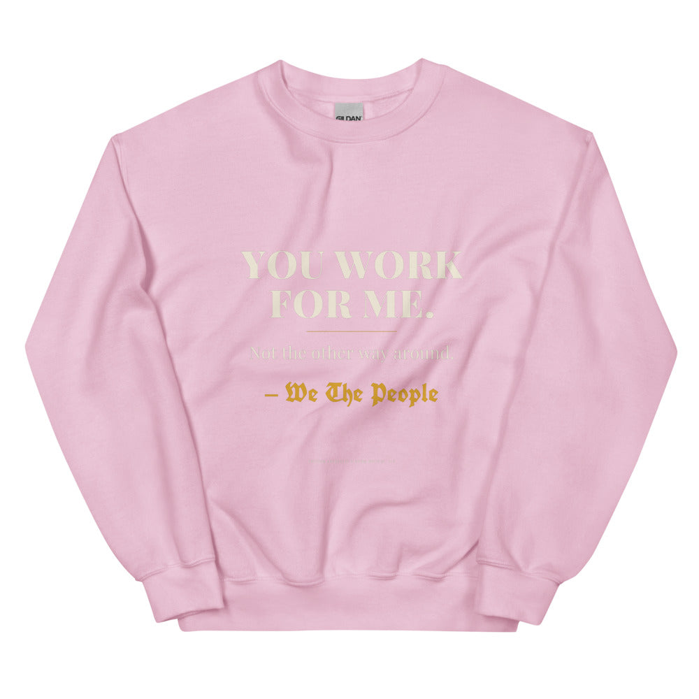 Sweatshirt in Light Pink flat